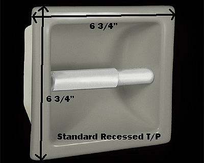 recessed bathroom tp holder